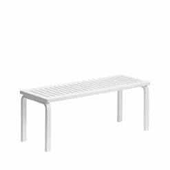 Artek 153A bänk Vitlackerad björk