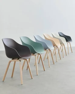 Outlet HAY About a Chair 22 stol Pastellgrön-lackerat ekstativ