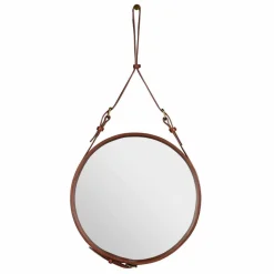 New GUBI Adnet Circulaire spegel M brun
