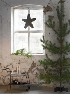 SMD Design Advent Stjärna Adventsstjärna Grå-grå sladd 60 cm