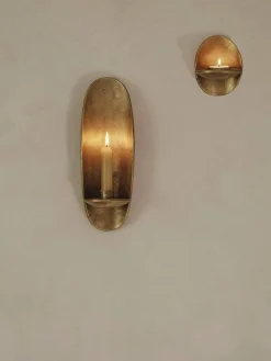 Sale Ferm Living Agapé väggljusstake Brass finish