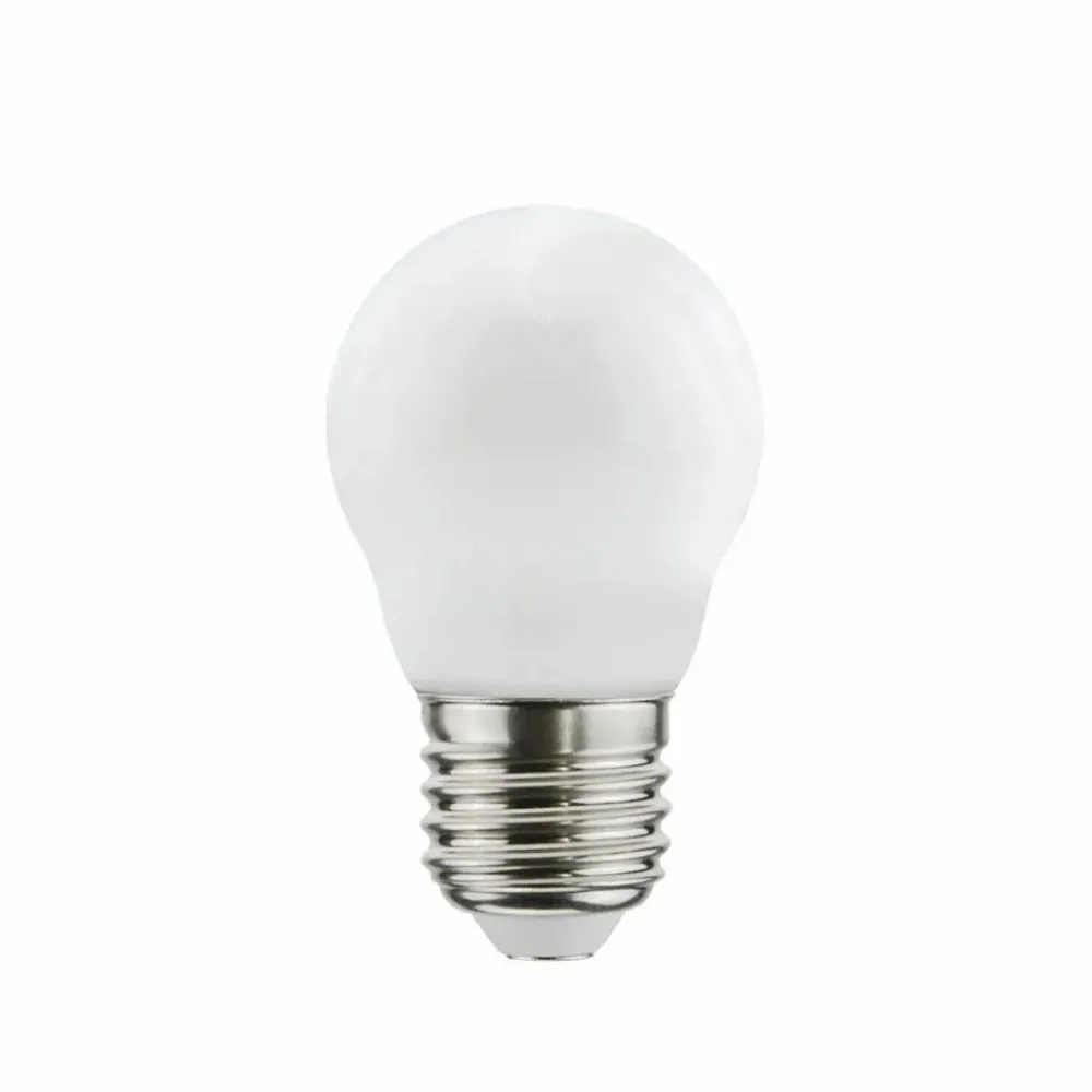 Airam Filament LED dim to warm-klot E27 ljuskälla opal p45 e27 5w