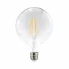 Airam Filament LED-glob 125mm ljuskälla Klar-dimbar-4-filament e27-5w