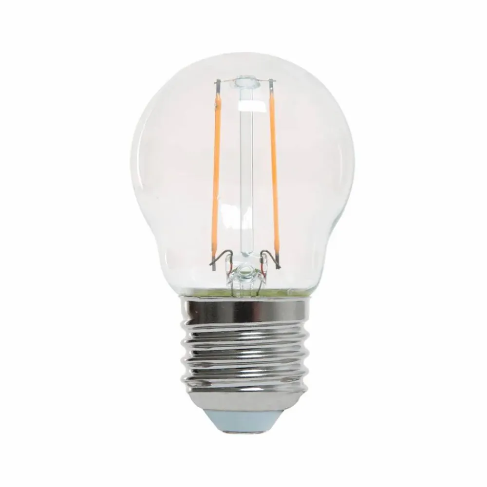 Airam Filament LED- klotlampa E27 klar ej dimbar 2 5w