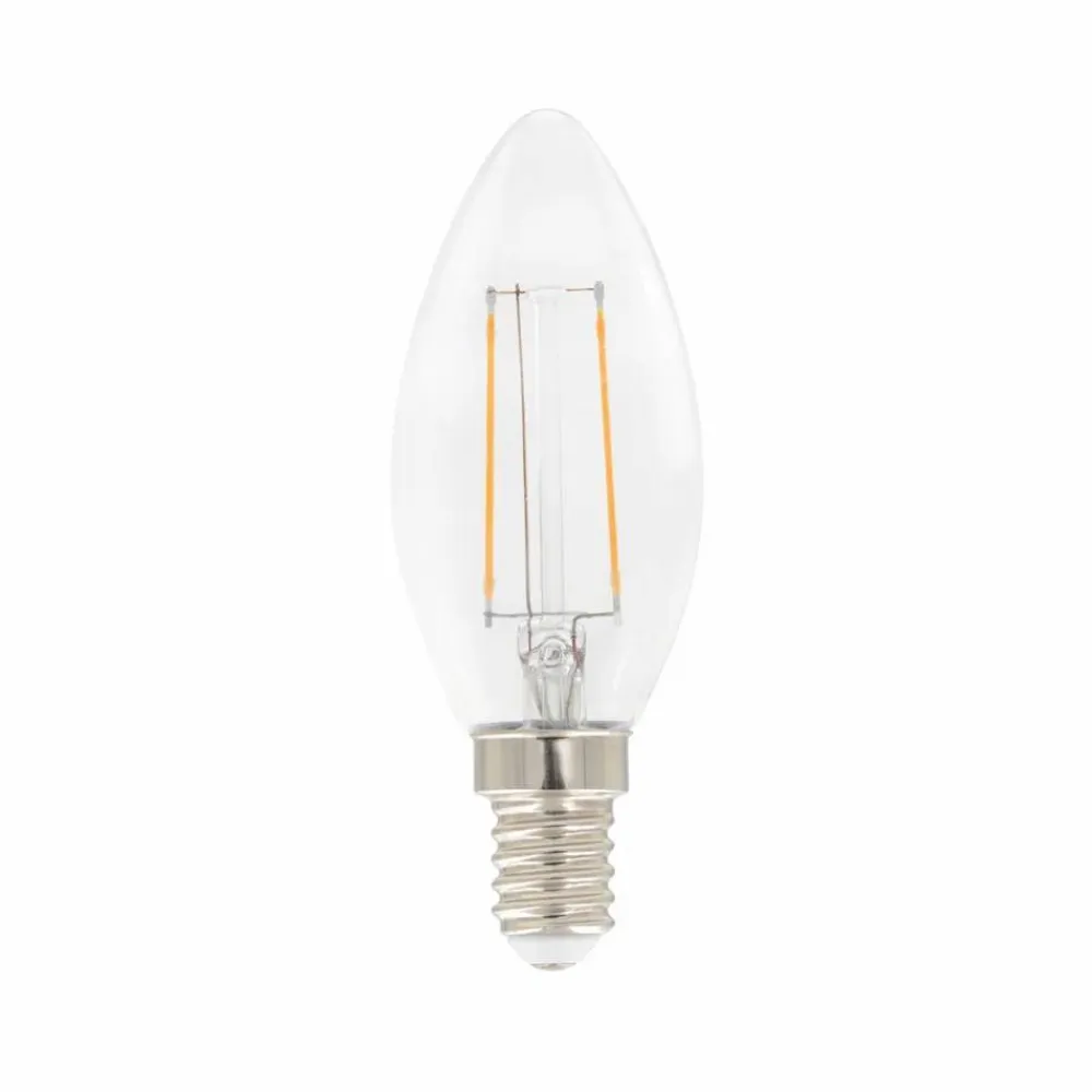 Airam Filament LED- kronljus C35 ljuskälla klar dimbar e14 3w