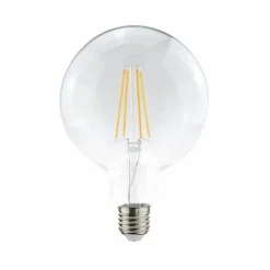 Airam Filament LED 3-stegs dimring-glob ljuskälla klar med minne 125mm e27 7w