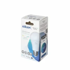 Airam Smarta Hem LED-normal ljuskälla vit e27 9w