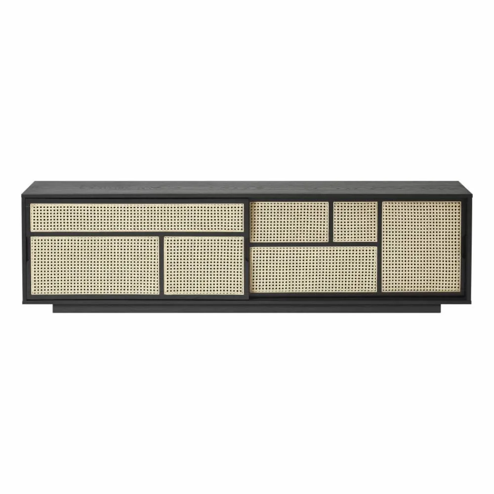 Design House Stockholm Air sideboard low svart rotting