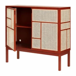 Design House Stockholm Air sideboard Red 120x110 cm med ben