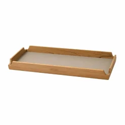 LIND DNA Airy Nupo bricka Clay brown-teak slim