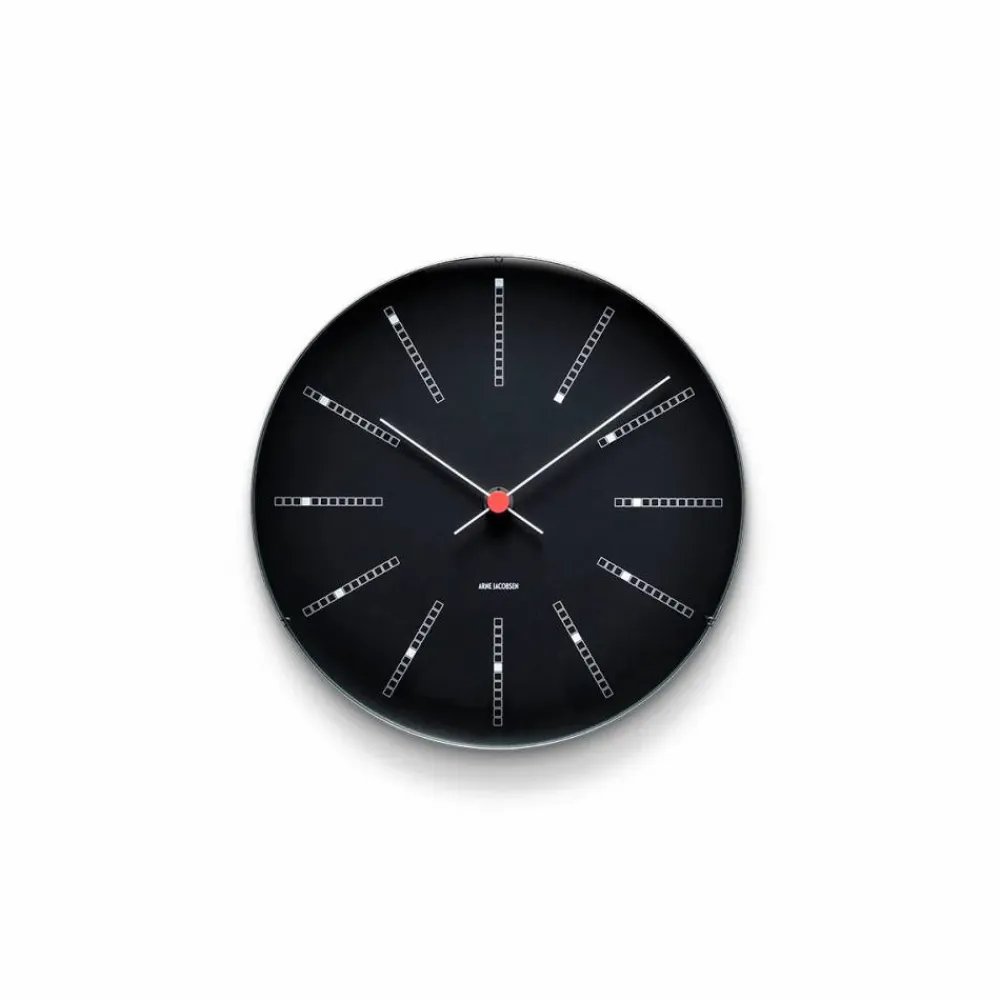 Clearance Arne Jacobsen Clocks AJ Bankers väggur svart Ø 21 cm