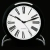 Arne Jacobsen Clocks AJ Roman bordsklocka svart