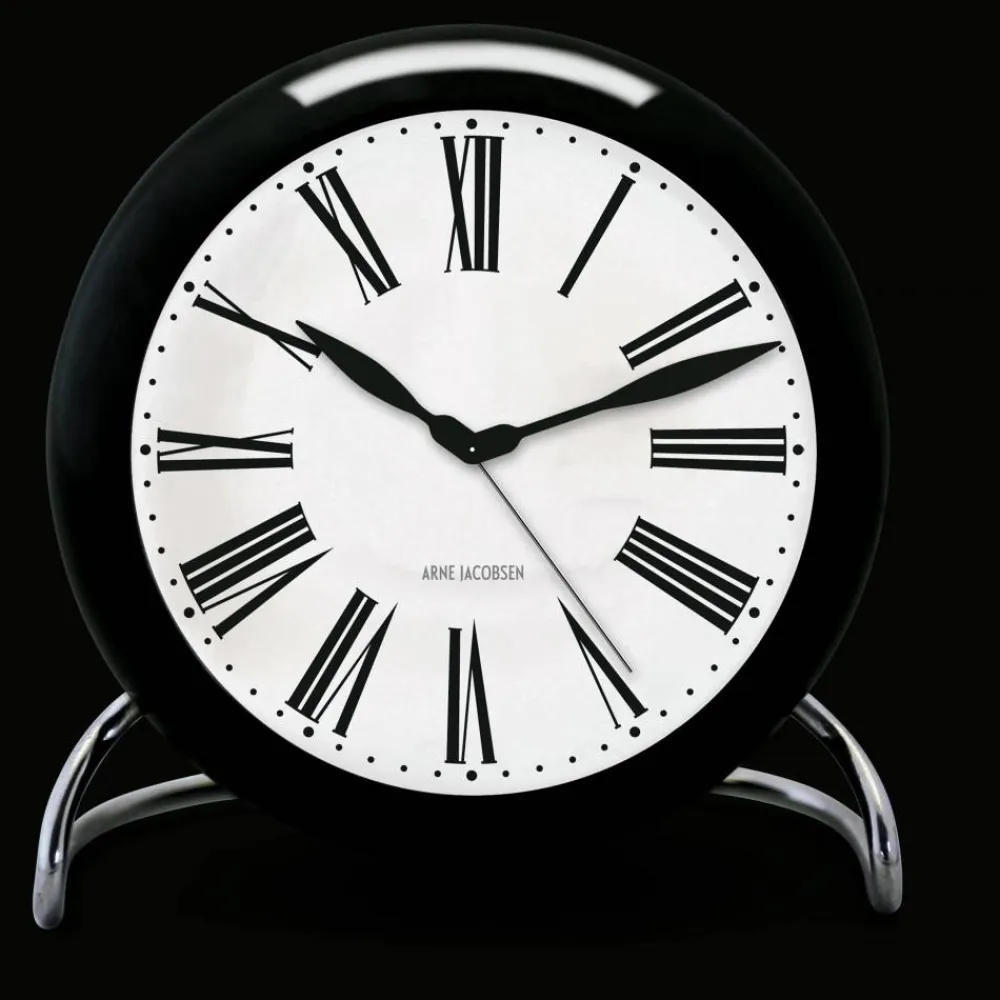 Arne Jacobsen Clocks AJ Roman bordsklocka svart