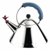 Discount Alessi 9093 vattenkokare Ljusblå-fågel