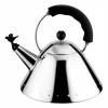 Alessi 9093 vattenkokare Svart-fågel