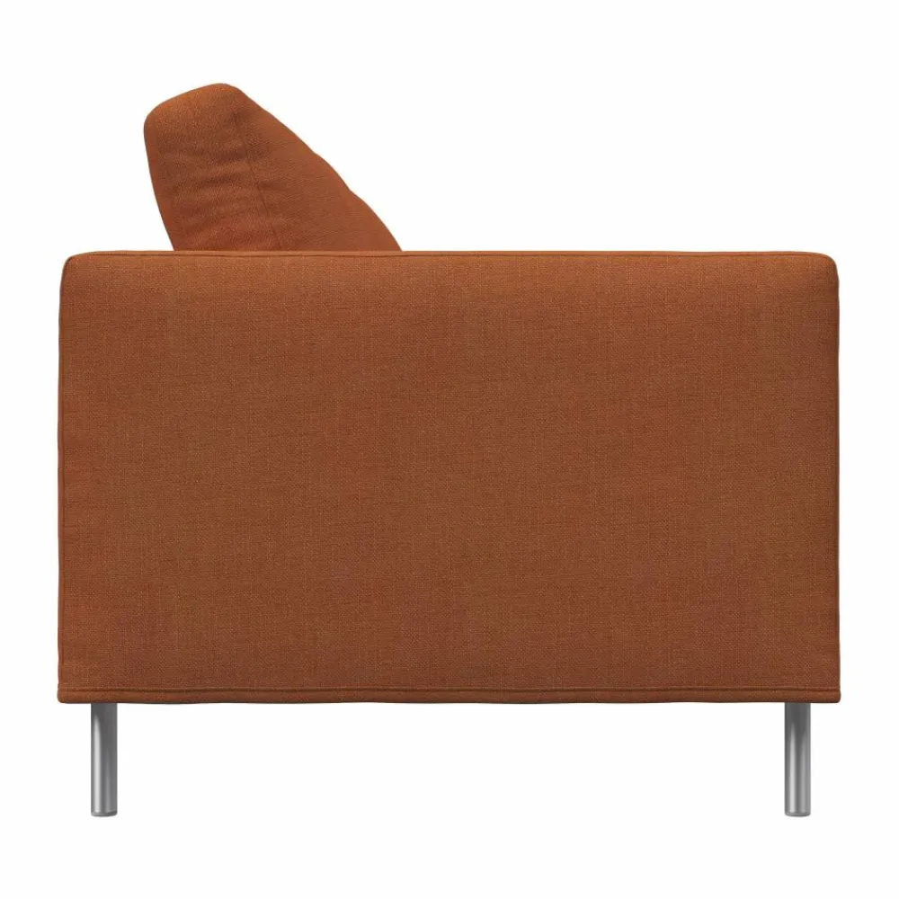 Sale Fogia Alex High 2 5-sits soffa Tyg Hiro Rustred-aluminiumben
