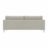 Clearance Fogia Alex High 2 5-sits soffa Tyg Hiro Sand-aluminiumben