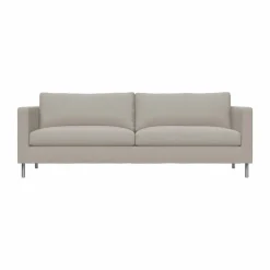 Fogia Alex 2 5-sits soffa Tyg Hiro Sand-aluminiumben