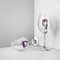 Best Kosta Boda All about you vinglas 52 cl 2-pack purpurröd