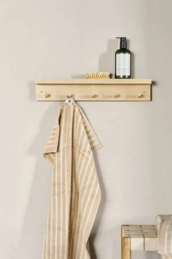 Barn Scandi Living Alley knopplist med hylla Björk