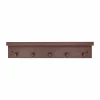 Best Scandi Living Alley knopplist med hylla Burgundy