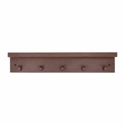 Best Scandi Living Alley knopplist med hylla Burgundy