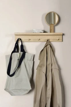 Outlet Scandi Living Alley knopplist med hylla Ek