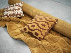 Chhatwal & Jonsson Alok kuddfodral 50x50 cm Taupe-spicy yellow