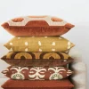 Chhatwal & Jonsson Alok kuddfodral 50x50 cm Terracotta-cactus green