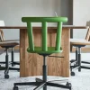 Clearance Stolab Alt stol snurrstativ klädd sits björk Hallingdal 65-960 green-mossgrön 16