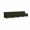 Outlet HAY Amanta soffmodul Bottle green-maglia dark green 4-sits
