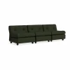Online HAY Amanta soffmodul Bottle green-maglia dark green 3-sits