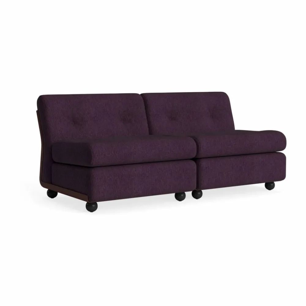 HAY Amanta soffmodul Burgundy red-turf burgundy 2-sits