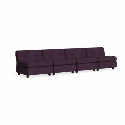 HAY Amanta soffmodul Burgundy red-turf burgundy 4-sits