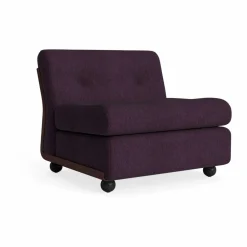 Discount HAY Amanta soffmodul Burgundy red-turf burgundy 1-sits/fåtölj