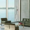 HAY Amanta soffmodul Cream beige-sense forest 1-sits/fåtölj