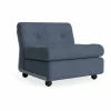 Clearance HAY Amanta soffmodul Frost blue-turf blue 1-sits/fåtölj