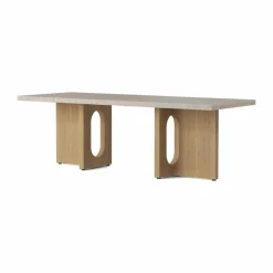 Discount Audo Copenhagen Androgyne loungebord Sand/kunis breccia-ekstativ