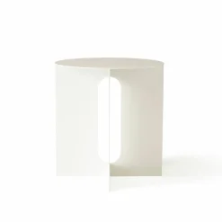 Audo Copenhagen Androgyne sidobord Ø40x43 cm elfenbensvit