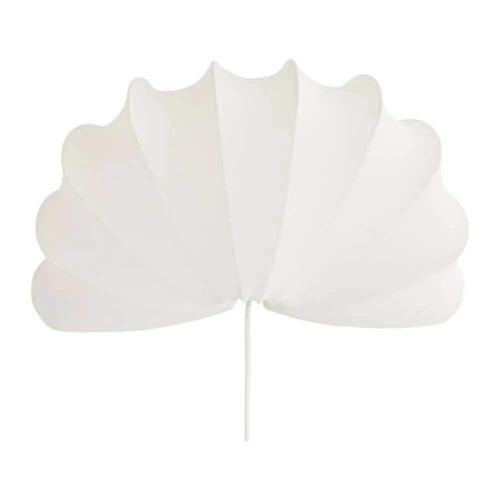Watt & Veke Anna vägglampa L 54 cm White cotton