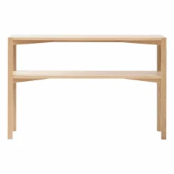 1898 Anton konsolbord 35x125 cm Vitpigmenterad ek