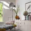 Mavis Aoko byrå dubbel 6 lådor Beige