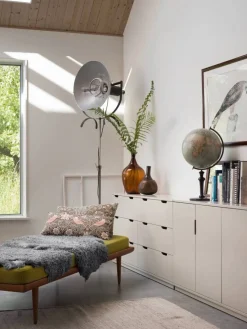 Mavis Aoko byrå dubbel 6 lådor Beige