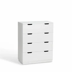 Outlet Mavis Aoko byrå 4 lådor Vitlack