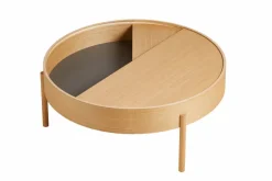 Online Woud Arc soffbord Ø89 cm Oljad ek