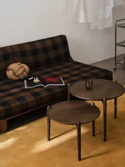Discount Design House Stockholm Aria soffbord Dark oak Ø60x46 cm