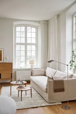 Design House Stockholm Aria soffbord Ek Ø50x37 cm