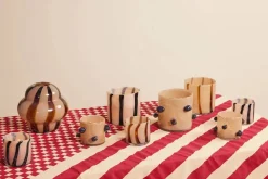 Discount Byon Arlo ljuslykta XS Ø10 cm Beige-svart
