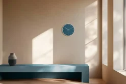 Arne Jacobsen Clocks Arne Jacobsen City Hall klocka Blå Ø29 cm