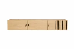 Online Woud Array sideboard väggmonterad 150 cm Vitpigmenterad ek